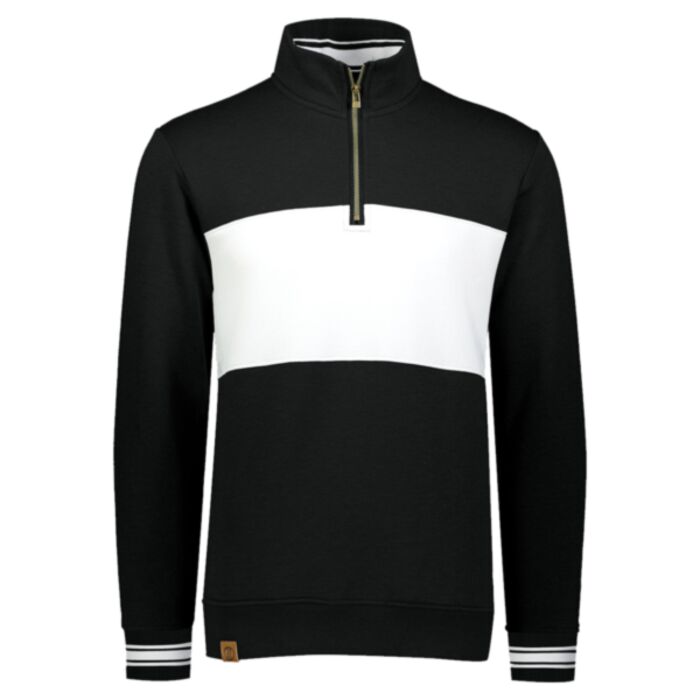 Holloway Men's All-American Fleece Colorblocked Quarter-Zip Sweatshirt 229565 Men's All-American Fleece Colorblocked Quarter-Zip Sweatshirt Thumbnail