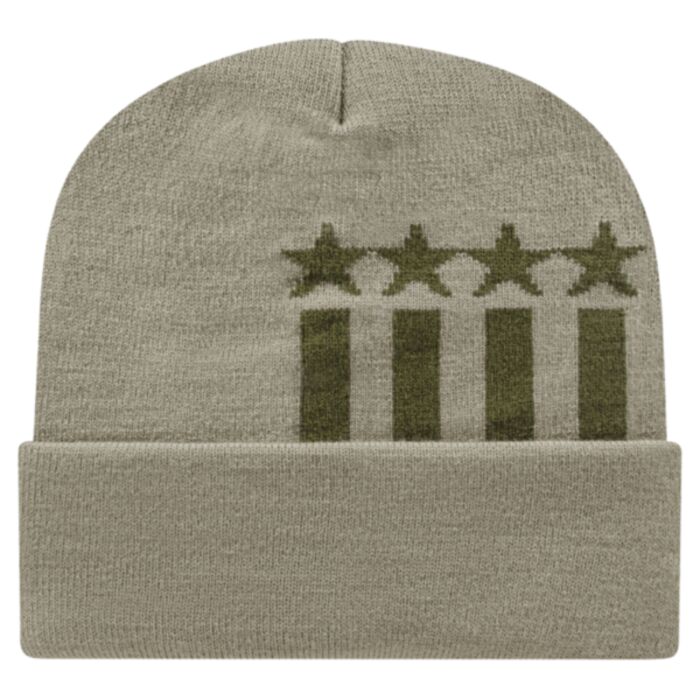 CAP AMERICA USA-Made Patriotic Cuffed Beanie RK12 USA-Made Patriotic Cuffed Beanie Thumbnail