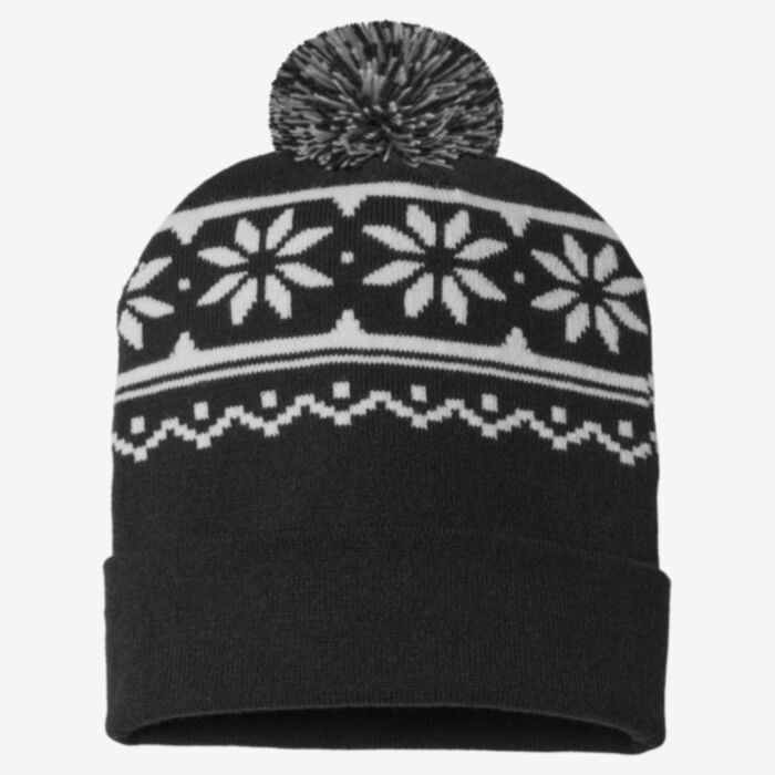CAP AMERICA USA-Made Snowflake Beanie RKF12 USA-Made Snowflake Beanie Thumbnail