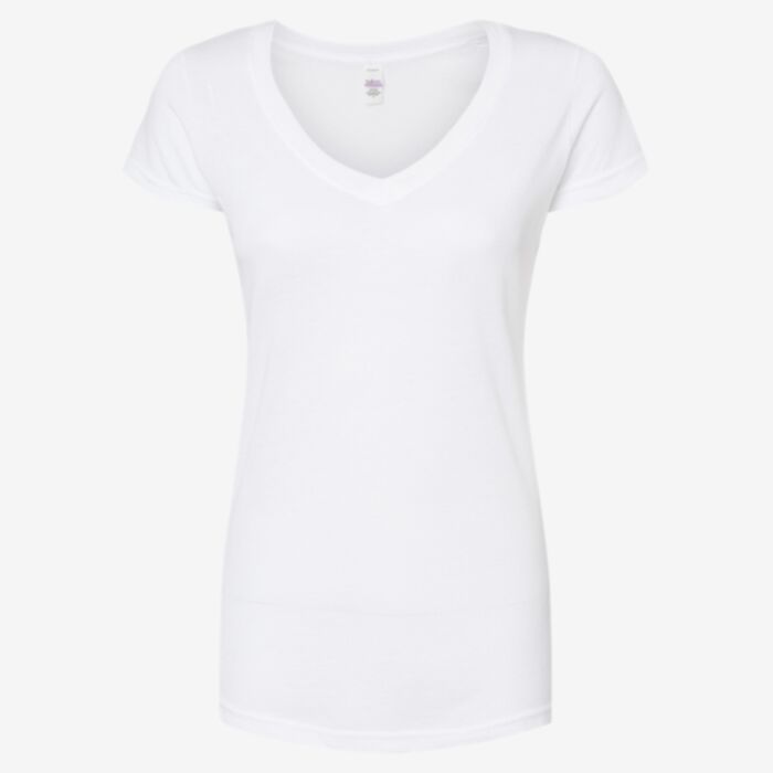 Tultex Women's Poly-Rich V-Neck T-Shirt 244 Women's Poly-Rich V-Neck T-Shirt Thumbnail