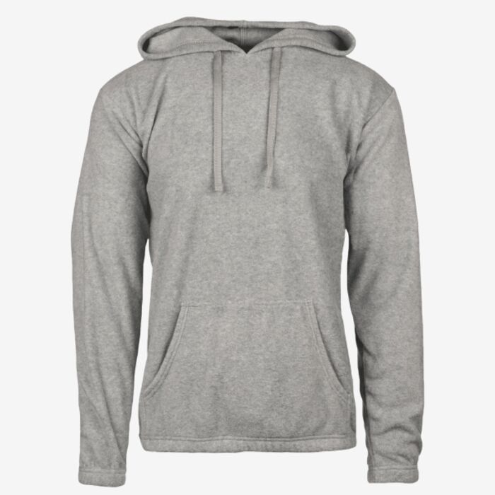 Men's Polar Fleece Hooded Pullover Thumbnail