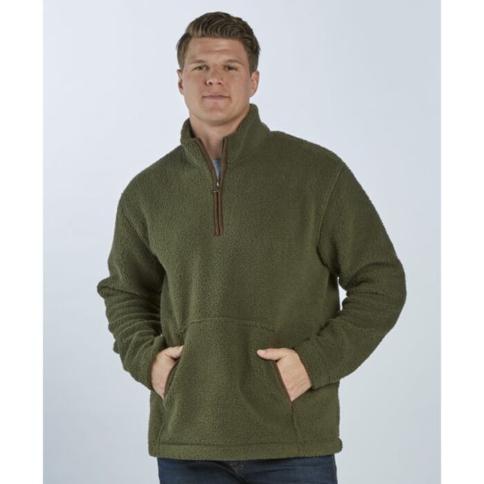 Boxercraft Men's Everest Fleece Quarter-Zip Pullover BM8510 Men's Everest Fleece Quarter-Zip Pullover Thumbnail