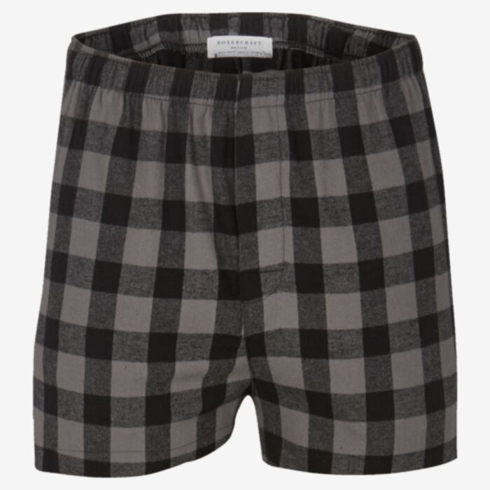 Boxercraft Men's Double Brushed Flannel Boxers BM6701 Men's Double Brushed Flannel Boxers Thumbnail