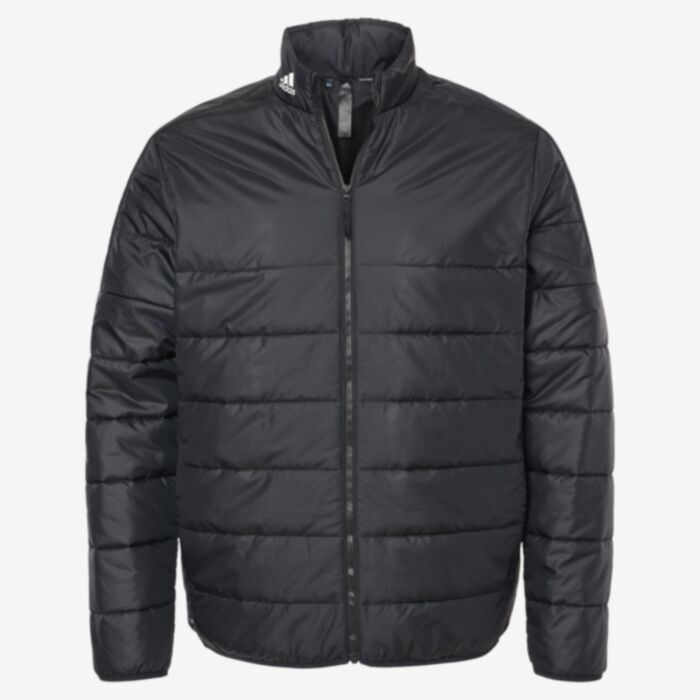 Adidas Men's 3 Stripe Puffer Full-Zip Jacket A570 Men's 3 Stripe Puffer Full-Zip Jacket Thumbnail