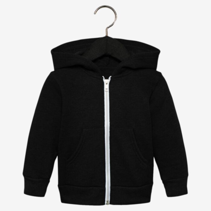 Bella + Canvas Toddler Sponge Fleece Full-Zip Hoodie Sweatshirt 3739T Toddler Sponge Fleece Full-Zip Hoodie Sweatshirt Thumbnail