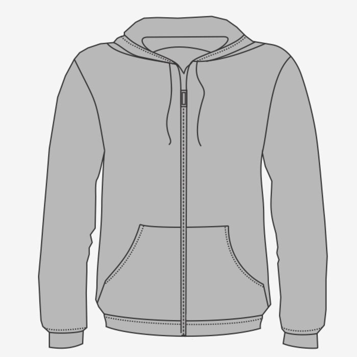 Bella + Canvas Unisex Sponge Fleece DTM Full-Zip Hoodie Sweatshirt 3759 Unisex Sponge Fleece DTM Full-Zip Hoodie Sweatshirt Thumbnail