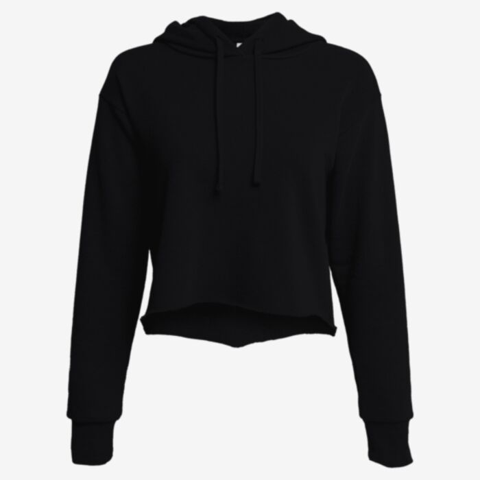 Next Level Apparel Women's Laguna Sueded Raw Edge Crop Hoodie Sweatshirt 9384 Women's Laguna Sueded Raw Edge Crop Hoodie Sweatshirt Thumbnail