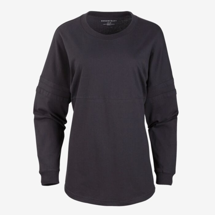 Boxercraft Women's Pom Pom Long Sleeve Jersey T-Shirt BW3514 Women's Pom Pom Long Sleeve Jersey T-Shirt Thumbnail