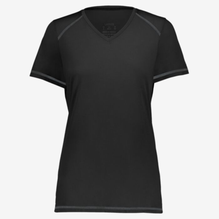 Augusta Sportswear Women's Super Soft-Spun Poly V-Neck T-Shirt 6844 Women's Super Soft-Spun Poly V-Neck T-Shirt Thumbnail