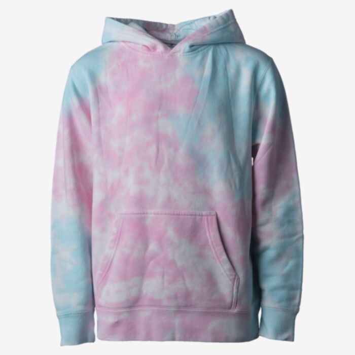 Independent Trading Co. Youth Midweight Tie-Dyed Hooded Sweatshirt PRM1500TD Youth Midweight Tie-Dyed Hooded Sweatshirt Thumbnail