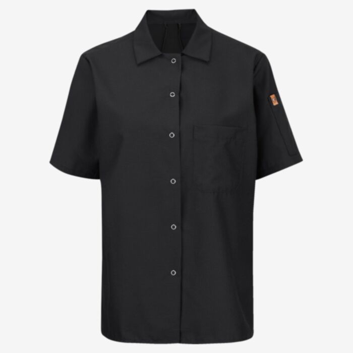 Chef Designs Women's Mimix™ Short Sleeve Cook Shirt with OilBlok 501X Women's Mimix™ Short Sleeve Cook Shirt with OilBlok Thumbnail