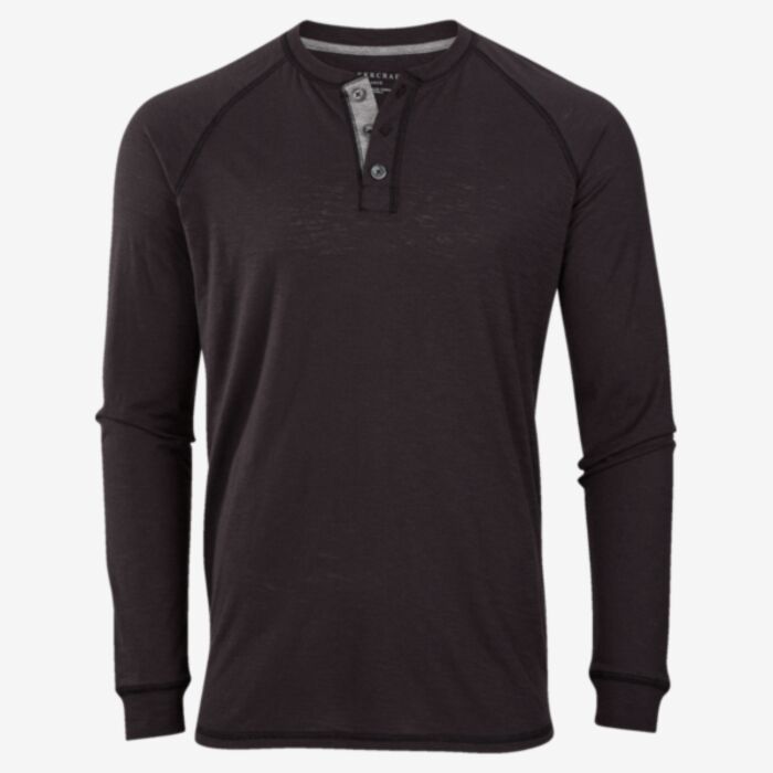 Boxercraft Unisex Henley Long Sleeve T-Shirt BM3101 Unisex Henley Long Sleeve T-Shirt Thumbnail