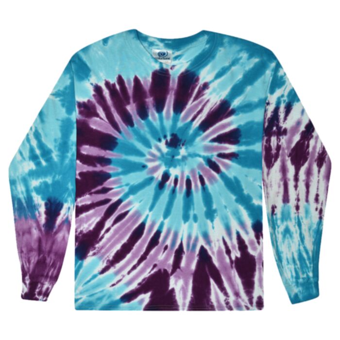 Colortone Youth Tie-Dyed Long Sleeve T-Shirt 2000Y Youth Tie-Dyed Long Sleeve T-Shirt Thumbnail