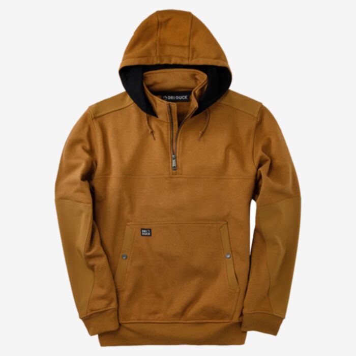 DRI DUCK Men's Mission Quarter-Zip Hooded Pullover 7349 Men's Mission Quarter-Zip Hooded Pullover Thumbnail