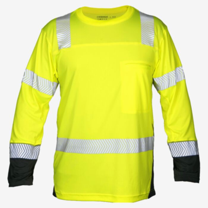 Kishigo Unisex Premium Black Series® Cool Touch Class 3 Long Sleeve T-Shirt 9177 Unisex Premium Black Series® Cool Touch Class 3 Long Sleeve T-Shirt Thumbnail