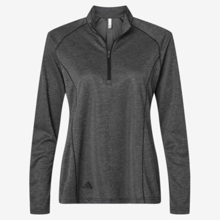 Adidas Women's Space Dyed Quarter-Zip Pullover A594 Women's Space Dyed Quarter-Zip Pullover Thumbnail