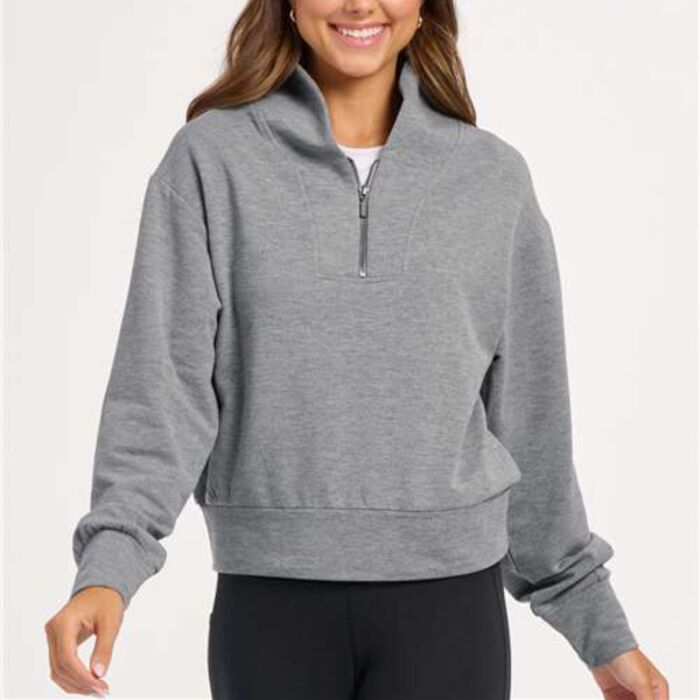 Boxercraft Women's Dream Crop Fleece Quarter-Zip BW5205 Women's Dream Crop Fleece Quarter-Zip Thumbnail