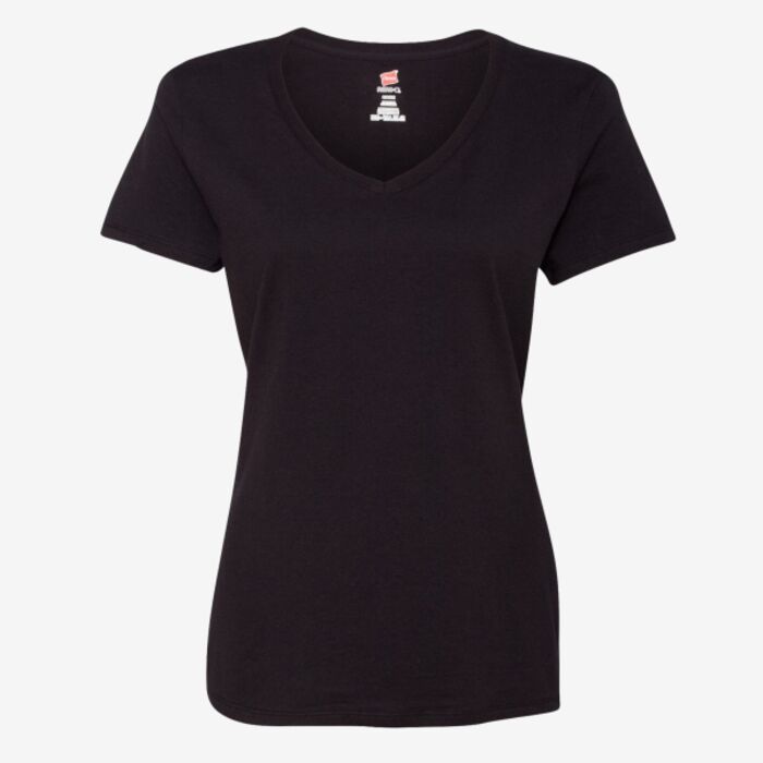 Hanes Women's Perfect-T V-Neck T-Shirt S04V Women's Perfect-T V-Neck T-Shirt Thumbnail