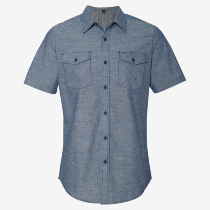 Burnside Men's Chambray Short Sleeve Shirt 9255 Men's Chambray Short Sleeve Shirt Thumbnail