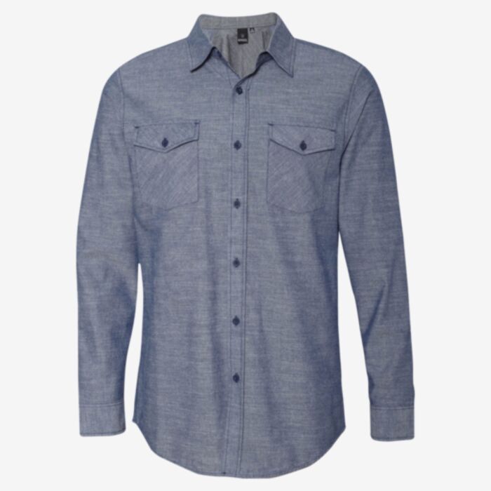 Burnside Men's Chambray Shirt 8255 Men's Chambray Shirt Thumbnail