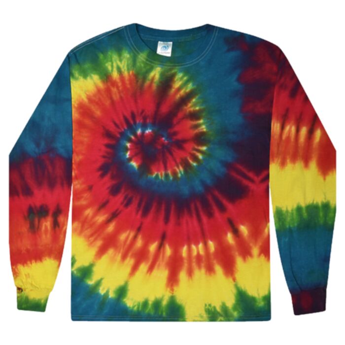 Colortone Unisex Tie-Dyed Long Sleeve T-Shirt 2000 Unisex Tie-Dyed Long Sleeve T-Shirt Thumbnail