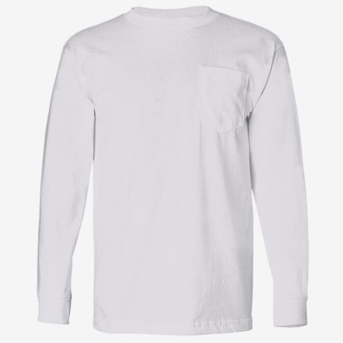 Bayside Unisex USA-Made Long Sleeve Pocket T-Shirt 8100 Unisex USA-Made Long Sleeve Pocket T-Shirt Thumbnail