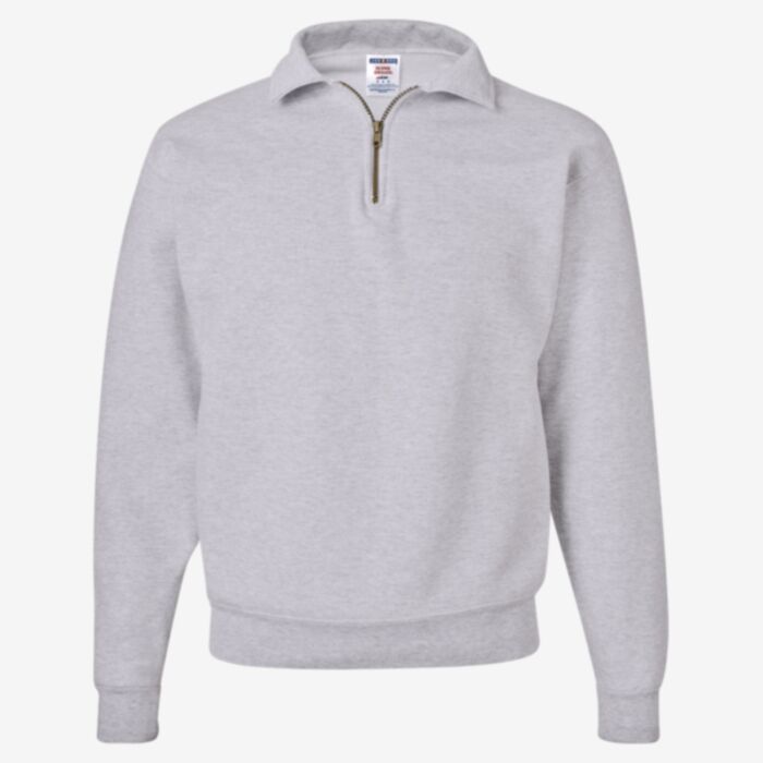Jerzees Unisex Super Sweats NuBlend® Quarter-Zip Cadet Collar Sweatshirt 4528MR Unisex Super Sweats NuBlend® Quarter-Zip Cadet Collar Sweatshirt Thumbnail