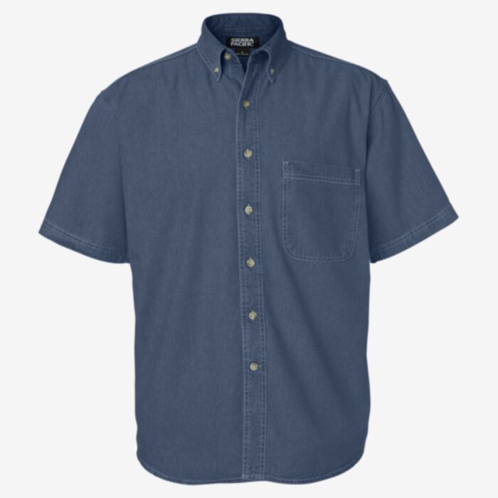 Denim Short Sleeve Shirt Tall Sizes Thumbnail