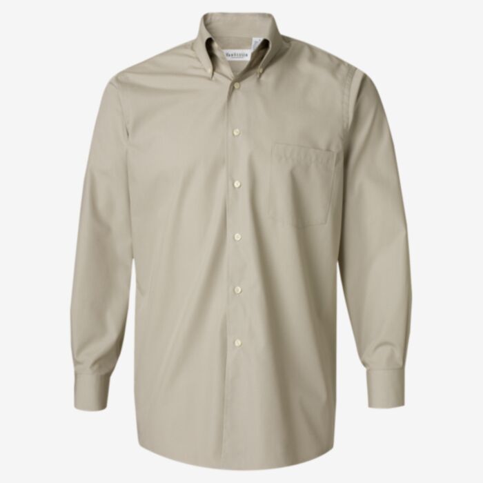 Van Heusen Men's Silky Poplin Shirt 13V0113 Men's Silky Poplin Shirt Thumbnail
