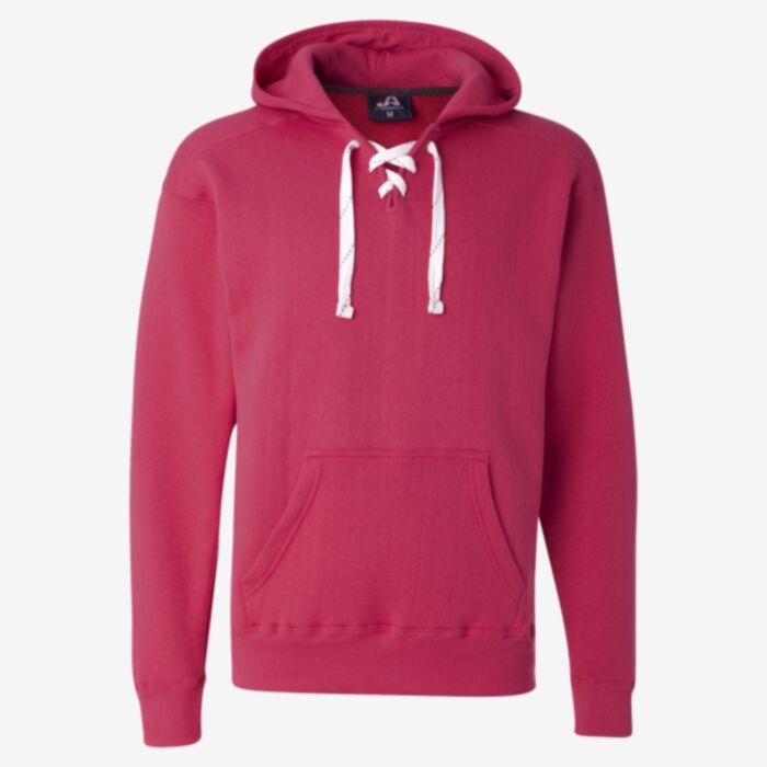 J. America Men's Sport Lace Hooded Sweatshirt 8830 Men's Sport Lace Hooded Sweatshirt Thumbnail