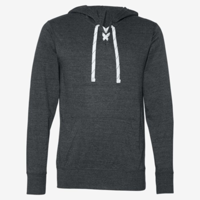 Jersey Sport Lace Hooded Pullover Thumbnail
