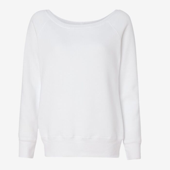 Bella + Canvas Women’s Sponge Fleece Wide Neck Sweatshirt 7501 Women’s Sponge Fleece Wide Neck Sweatshirt Thumbnail