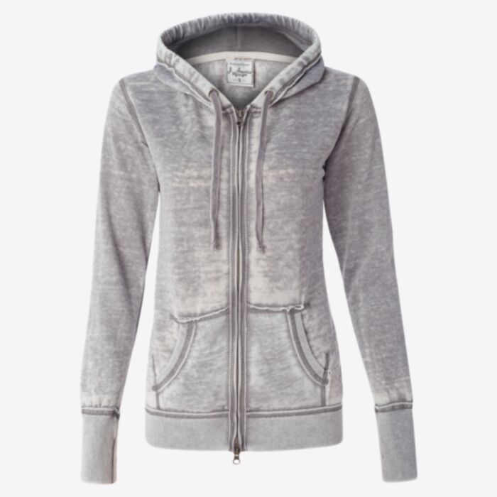 J. America Women's Zen Fleece Full-Zip Hooded Sweatshirt 8913 Women's Zen Fleece Full-Zip Hooded Sweatshirt Thumbnail