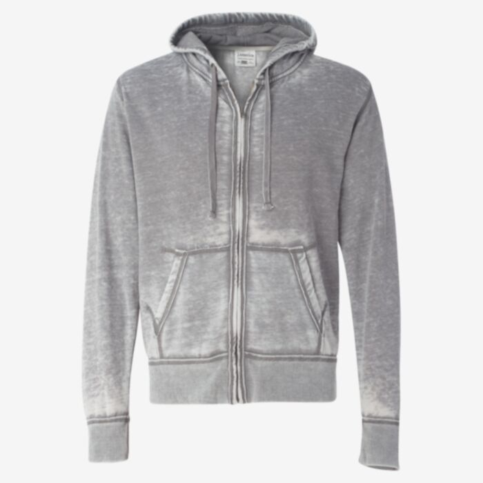 J. America Men's Vintage Zen Fleece Full-Zip Hooded Sweatshirt 8916 Men's Vintage Zen Fleece Full-Zip Hooded Sweatshirt Thumbnail