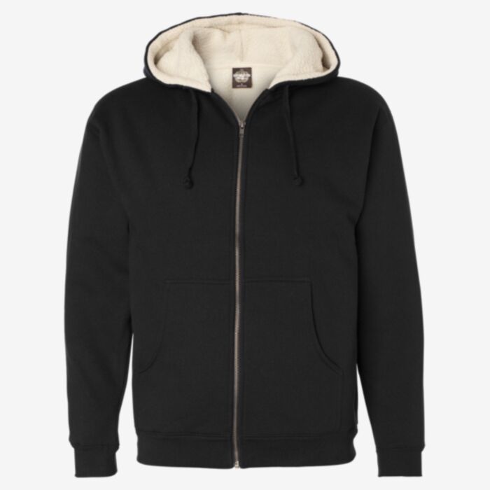 Independent Trading Co. Men's Sherpa-Lined Full-Zip Hooded Sweatshirt EXP40SHZ Men's Sherpa-Lined Full-Zip Hooded Sweatshirt Thumbnail