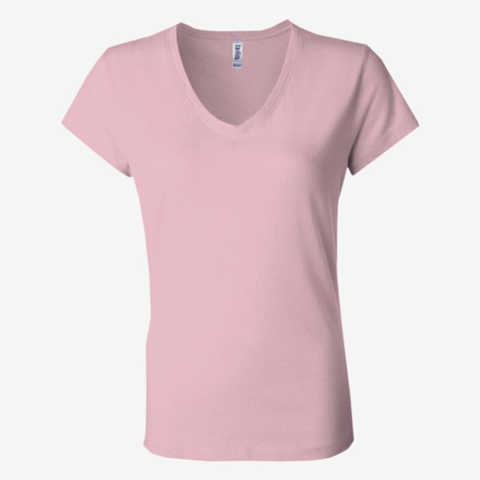 Bella + Canvas Women’s Jersey V-Neck Tee 6005 Women’s Jersey V-Neck Tee Thumbnail