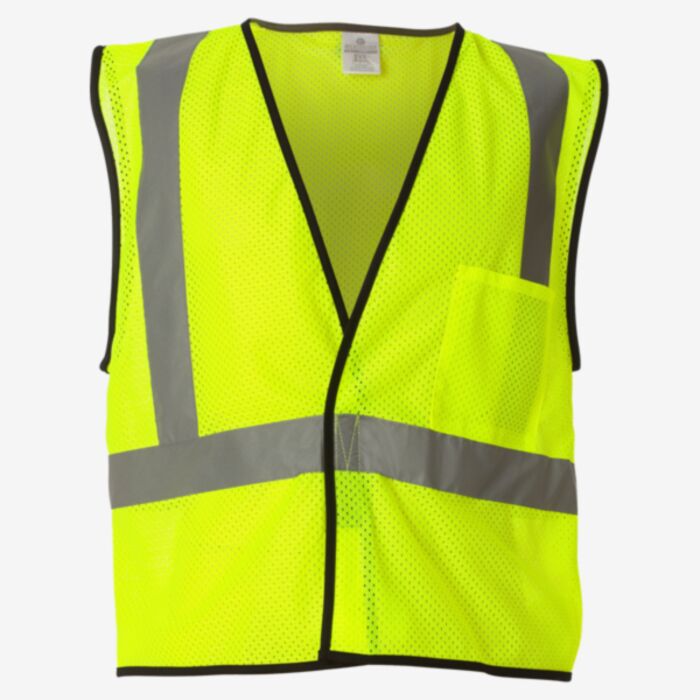 Kishigo Unisex Economy Single Pocket Hook-and-Loop Mesh Vest 1193-1194 Unisex Economy Single Pocket Hook-and-Loop Mesh Vest Thumbnail
