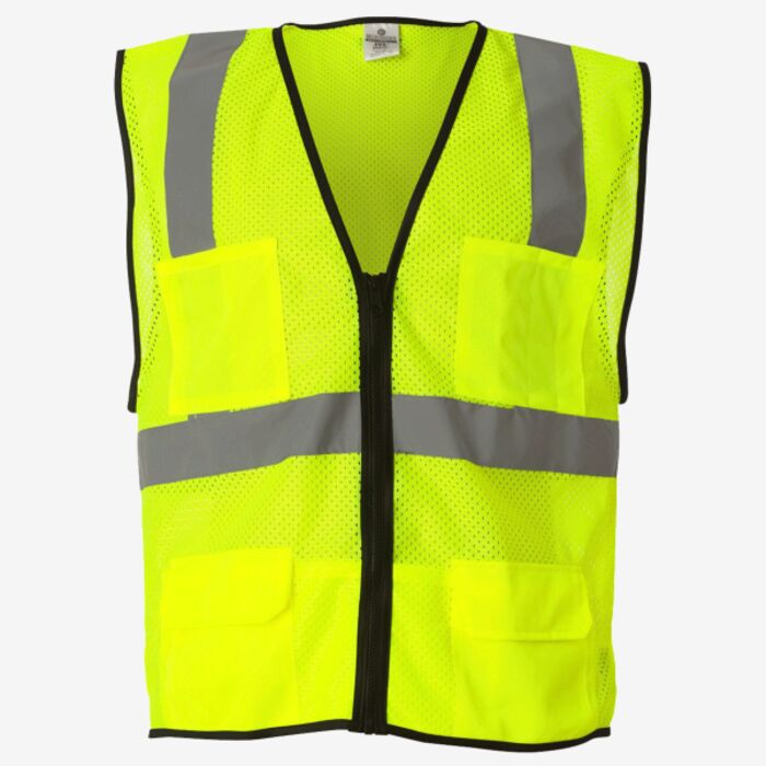 Kishigo Unisex Economy Mesh 6-Pocket Vest 1191-1192 Unisex Economy Mesh 6-Pocket Vest Thumbnail