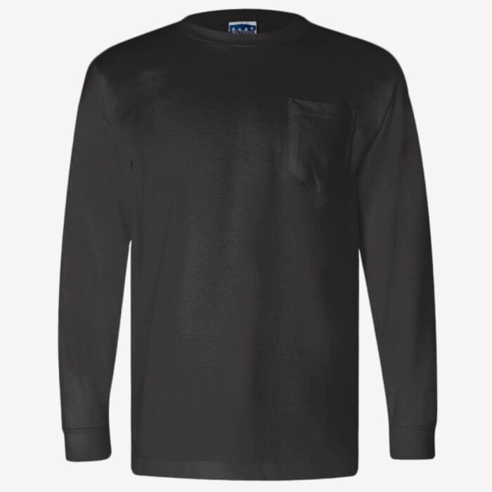 Bayside Unisex Union-Made Long Sleeve Pocket T-Shirt 3055 Unisex Union-Made Long Sleeve Pocket T-Shirt Thumbnail