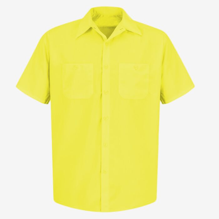 Red Kap Men's Enhanced Visibility Short Sleeve Work Shirt SS24 Men's Enhanced Visibility Short Sleeve Work Shirt Thumbnail