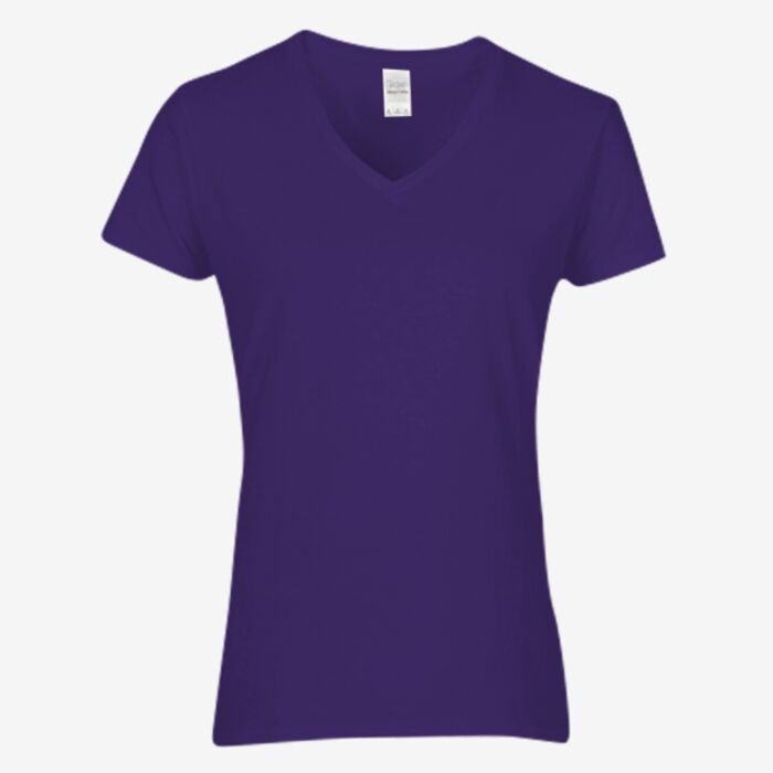 Gildan Women's Heavy Cotton™ V-Neck T-Shirt 5V00L Women's Heavy Cotton™ V-Neck T-Shirt Thumbnail