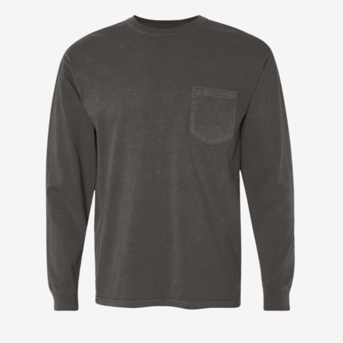 Comfort Colors Unisex Garment-Dyed Heavyweight Long Sleeve Pocket T-Shirt 4410 Unisex Garment-Dyed Heavyweight Long Sleeve Pocket T-Shirt Thumbnail