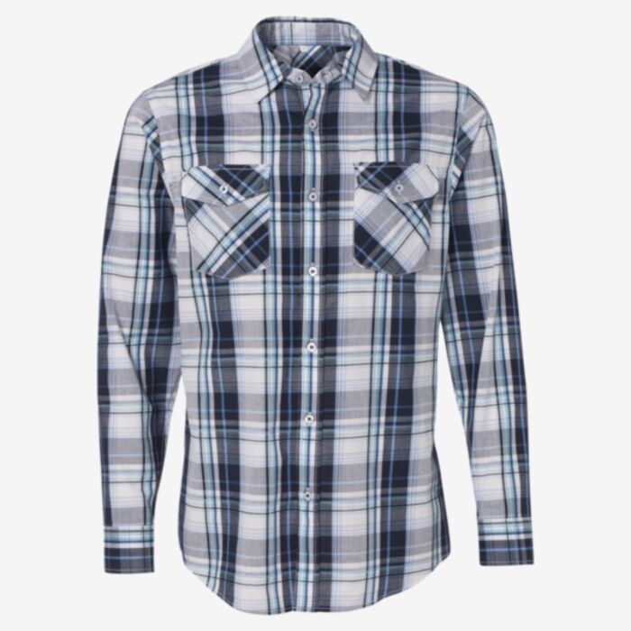 Burnside Men's Plaid Shirt 8202 Men's Plaid Shirt Thumbnail