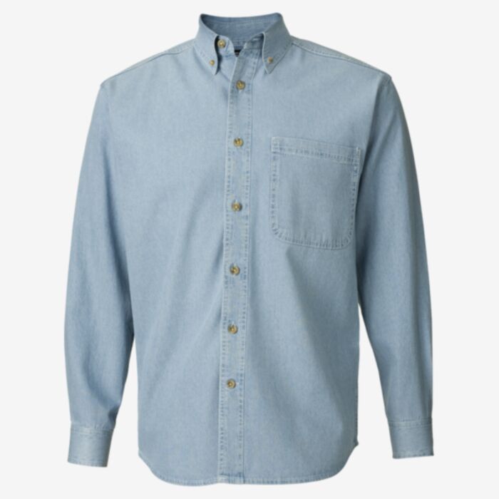 Sierra Pacific Men's Tall Denim Shirt 7211 Men's Tall Denim Shirt Thumbnail