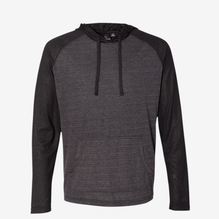 Burnside Unisex Yarn-Dyed Hooded Raglan T-Shirt 8127 Unisex Yarn-Dyed Hooded Raglan T-Shirt Thumbnail