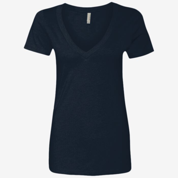 Next Level Apparel Women’s CVC Deep V-Neck T-Shirt 6640 Women’s CVC Deep V-Neck T-Shirt Thumbnail