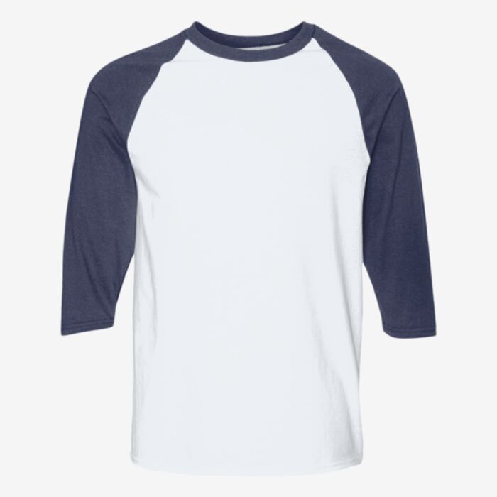 Gildan Unisex Heavy Cotton™ Raglan Three-Quarter Sleeve T-Shirt 5700 Unisex Heavy Cotton™ Raglan Three-Quarter Sleeve T-Shirt Thumbnail