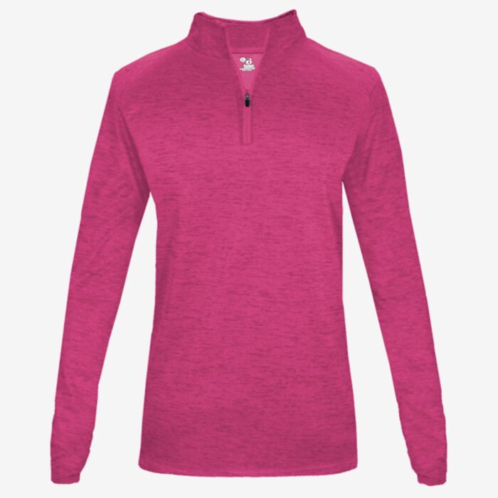 Badger Women’s Tonal Blend Quarter-Zip Pullover 4173 Women’s Tonal Blend Quarter-Zip Pullover Thumbnail