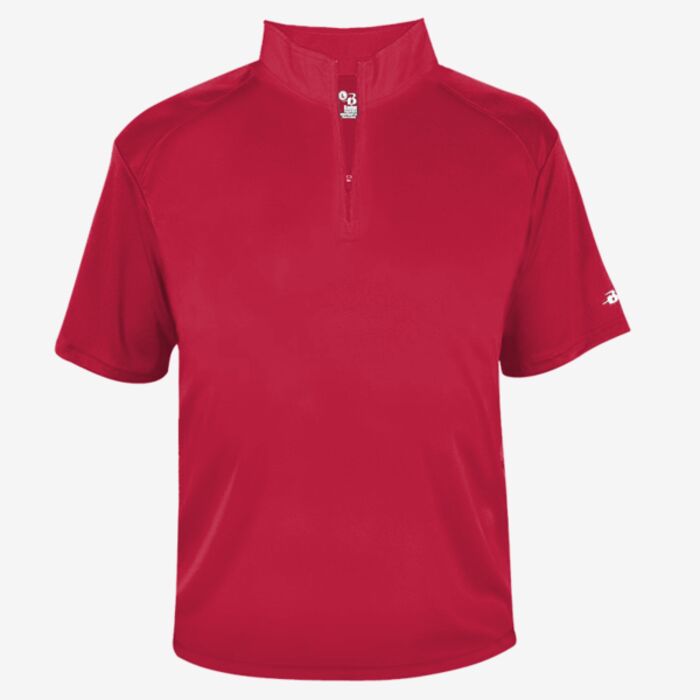 Badger Men's B-Core Short Sleeve Quarter-Zip 4199 Men's B-Core Short Sleeve Quarter-Zip Thumbnail