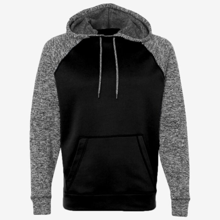 J. America Men's Colorblocked Cosmic Fleece Hooded Sweatshirt 8612 Men's Colorblocked Cosmic Fleece Hooded Sweatshirt Thumbnail